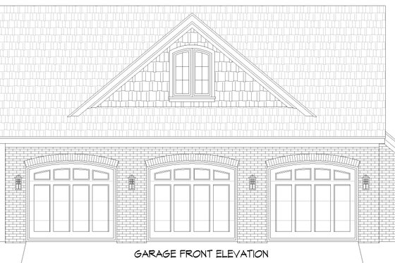 Exterior - Other Elevation for Traditional House Plan #932-341 - 3 bed, 2.5 bath