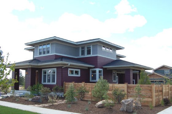 Exterior - Other Elevation for Prairie House Plan #434-2 - 4 bed, 2.5 bath