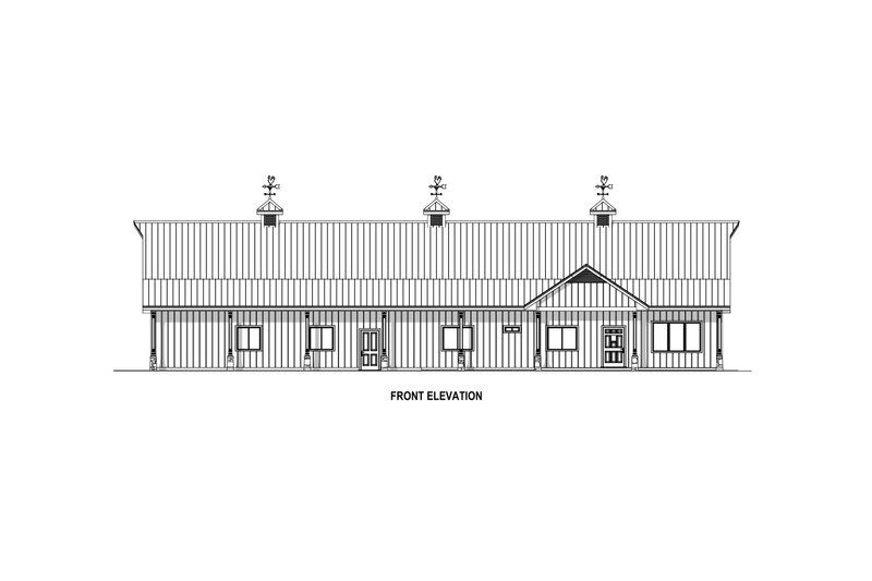 Dream House Plan - Exterior - Front Elevation 5 for Barndominium House Plan #1084-13 - 3 bed, 2.5 bath