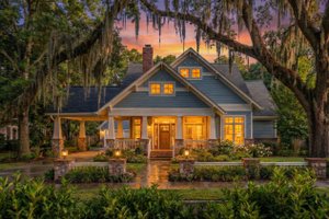 Exterior - Front Elevation 4 for Craftsman House Plan #120-160 - 3 bed, 2 bath