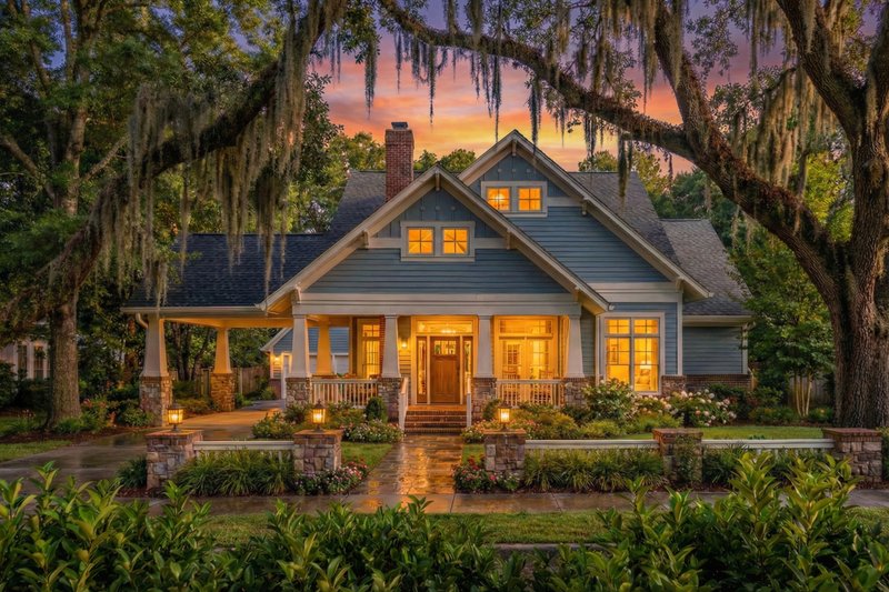 Dream House Plan - Exterior - Front Elevation 4 for Craftsman House Plan #120-160 - 3 bed, 2 bath