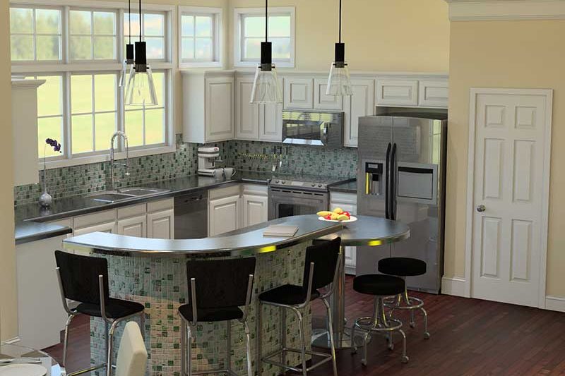 Home Plan - Exterior - Other Elevation 3 for Traditional House Plan #57-608 - 4 bed, 2.5 bath
