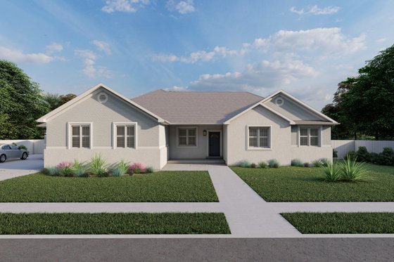 Exterior - Front Elevation 3 for Traditional House Plan #1060-172 - 3 bed, 2 bath