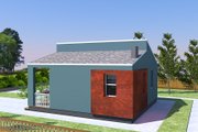 Contemporary Style House Plan - 2 Beds 1 Baths 713 Sq/Ft Plan #542-14 