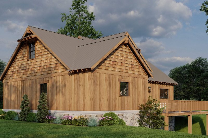 Home Plan - Exterior - Other Elevation 1 for Craftsman House Plan #17-3427 - 2 bed, 2.5 bath