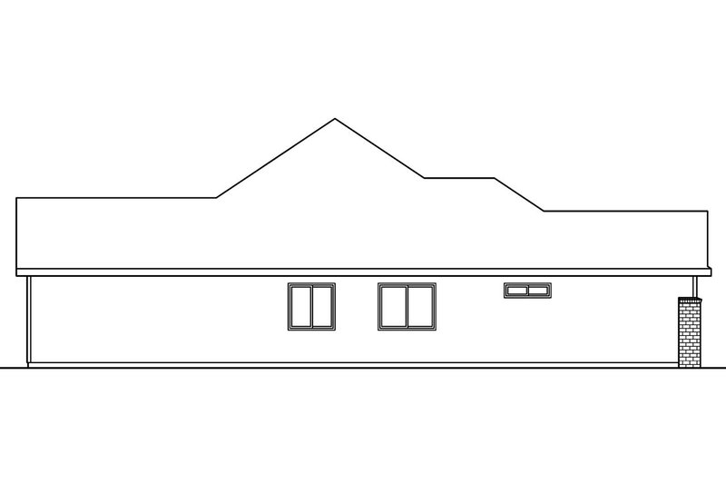 Craftsman Style House Plan - 3 Beds 2 Baths 2103 Sq Ft Plan #124-699 