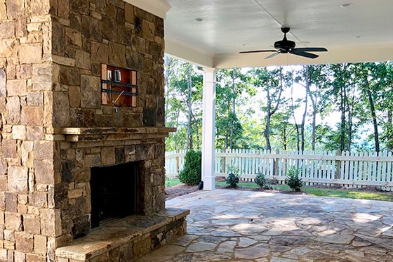 Exterior - Outdoor Living for Farmhouse House Plan #437-92 - 4 bed, 4.5 bath