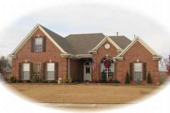 Exterior - Front Elevation for European House Plan #81-1062 - 3 bed, 2.5 bath