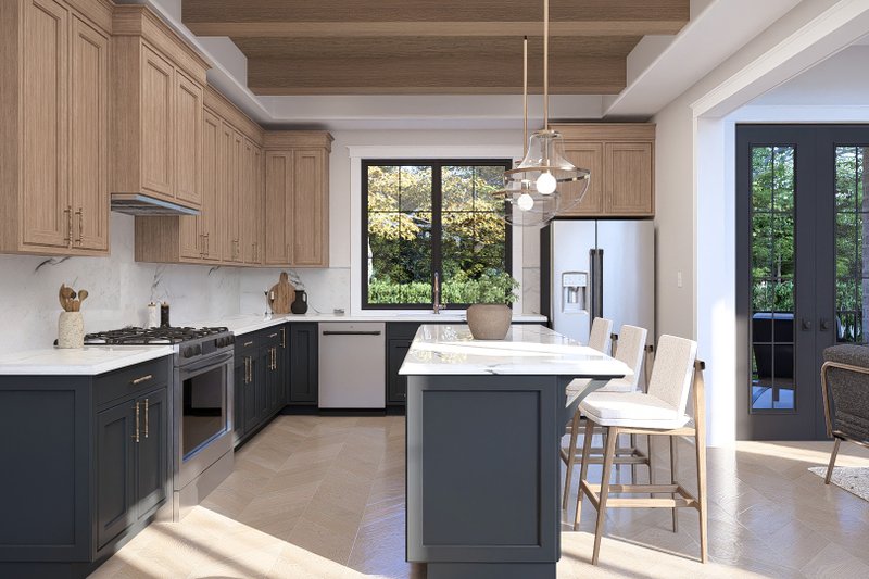 Home Plan - Interior - Kitchen 1 for Cottage House Plan #455-806 - 3 bed, 4 bath