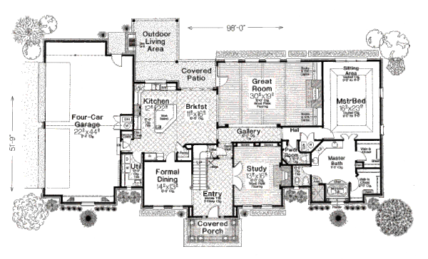 European Floor Plan - Main Floor Plan #310-642