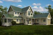 Farmhouse Style House Plan - 3 Beds 3.5 Baths 2604 Sq/Ft Plan #118-121 