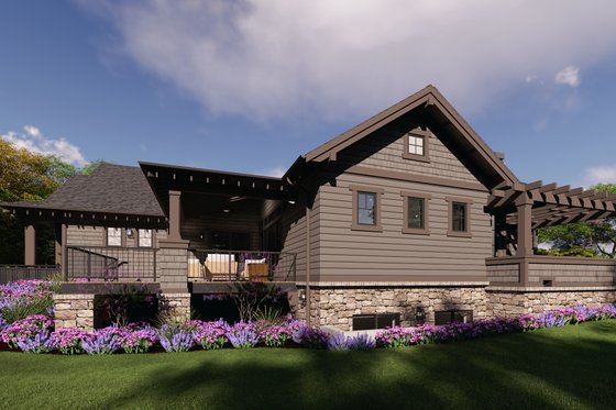 Exterior - Other Elevation 4 for Craftsman House Plan #1069-39 - 2 bed, 2 bath