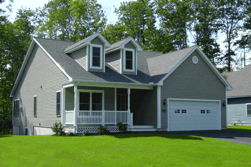 Dream House Plan - Exterior - Front Elevation 3 for Traditional House Plan #20-1420 - 2 bed, 2 bath
