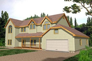 Dream House Plan - Traditional Exterior - Front Elevation Plan #117-139