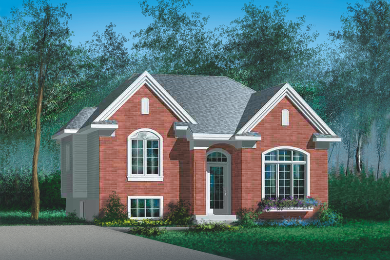 Dream House Plan - European Exterior - Front Elevation Plan #25-1007