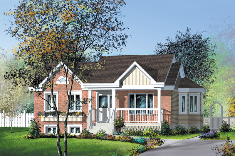 Dream House Plan - Country Exterior - Front Elevation Plan #25-109