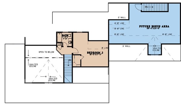 Architectural House Design - Country Floor Plan - Upper Floor Plan #923-229