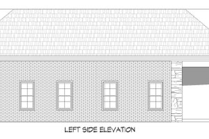 Exterior - Other Elevation for Southern House Plan #932-849 - 1 bed, 1 bath