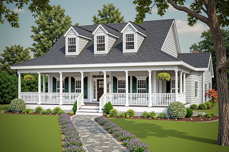 Southern Style House Plan - 5 Beds 2.5 Baths 2653 Sq/Ft Plan #3-216