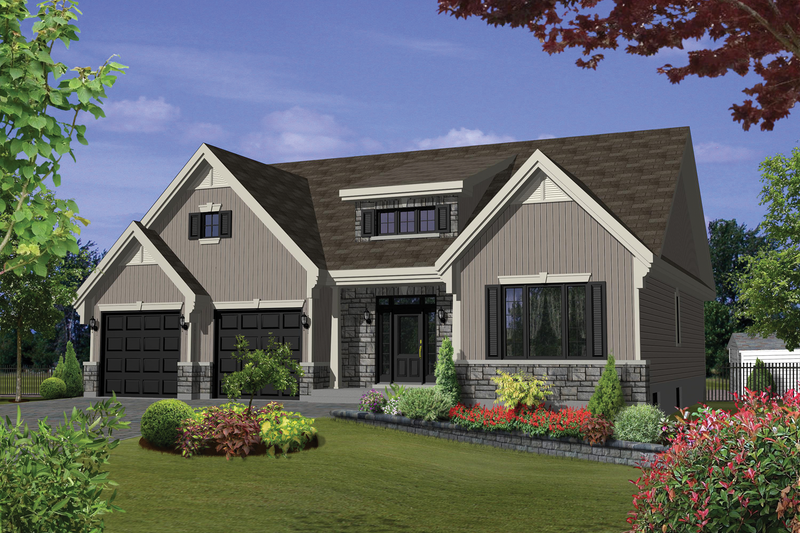 Traditional Style House Plan - 2 Beds 1 Baths 1608 Sq/Ft Plan #25-4539