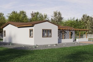 Exterior - Other Elevation for Mediterranean House Plan #1106-30 - 2 bed, 2 bath