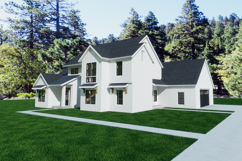 House Blueprint - Photo 5 for Farmhouse House Plan #1109-20 - 4 bed, 3 bath