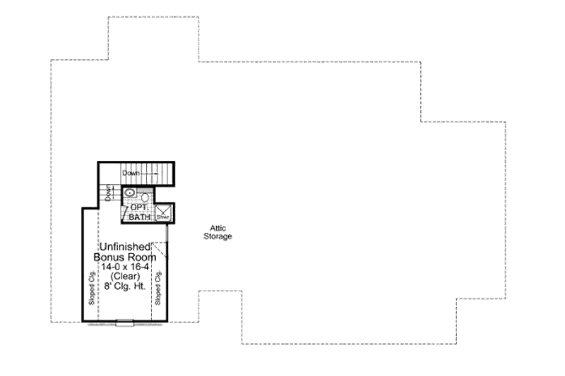 Home Plan - Floor Plan - Other Floor for European House Plan #21-266 - 3 bed, 2.5 bath