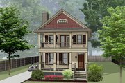 Bungalow Style House Plan - 3 Beds 2.5 Baths 1523 Sq/Ft Plan #79-213 