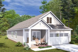 Exterior - Other Elevation 2 for Cottage House Plan #513-2269 - 3 bed, 2 bath