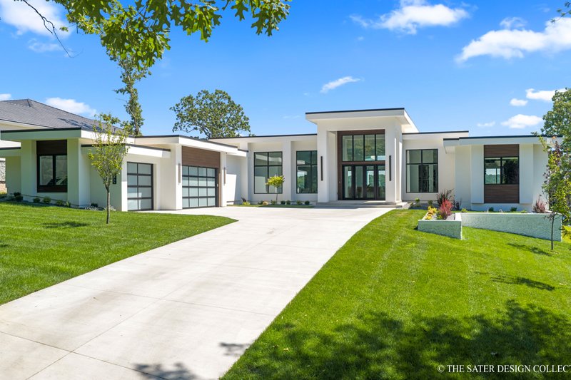 Architectural House Design - Exterior - Front Elevation 7 for Contemporary House Plan #930-546 - 3 bed, 3.5 bath