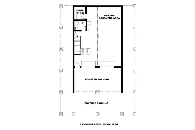 Dream House Plan - Floor Plan - Lower Floor for Cabin House Plan #117-1046 - 3 bed, 3.5 bath