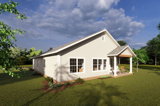 Exterior - Other Elevation 2 for Cottage House Plan #513-2202 - 3 bed, 2.5 bath