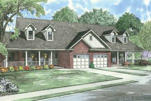 Traditional Exterior - Front Elevation Plan #17-574