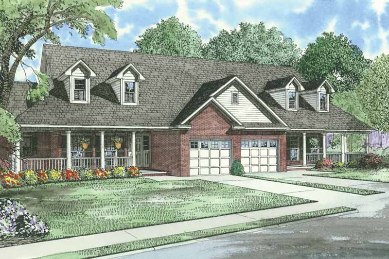 Dream House Plan - Traditional Exterior - Front Elevation Plan #17-574