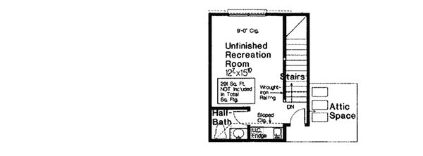 House Plan Design - Mediterranean Floor Plan - Upper Floor Plan #310-979