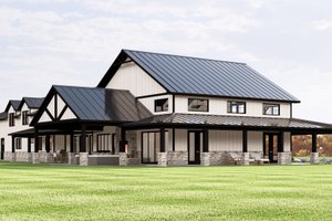Exterior - Other Elevation 3 for Barndominium House Plan #1064-371 - 3 bed, 2.5 bath