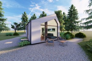 Exterior - Other Elevation for Modern House Plan #549-31 - 1 bed, 1 bath