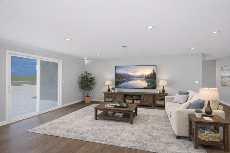 Home Plan - Interior - Family Room 1 for Ranch House Plan #1060-432 - 3 bed, 2 bath