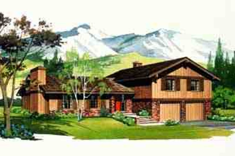 Architectural House Design - Exterior - Front Elevation Plan #72-205