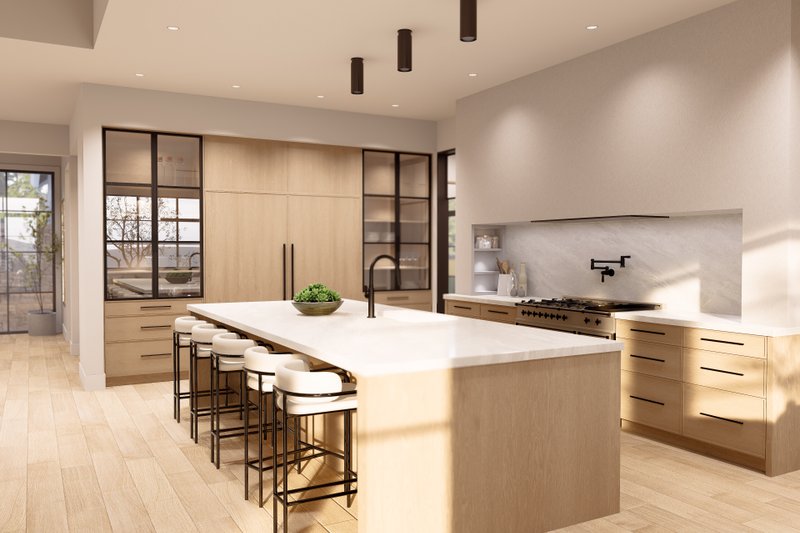House Blueprint - Interior - Kitchen 1 for Farmhouse House Plan #1114-15 - 5 bed, 5.5 bath