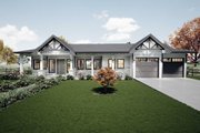 Farmhouse Style House Plan - 2 Beds 2 Baths 1537 Sq/Ft Plan #1101-1 