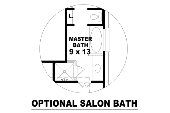Floor Plan - Other Floor for Cottage House Plan #81-1400 - 3 bed, 2 bath