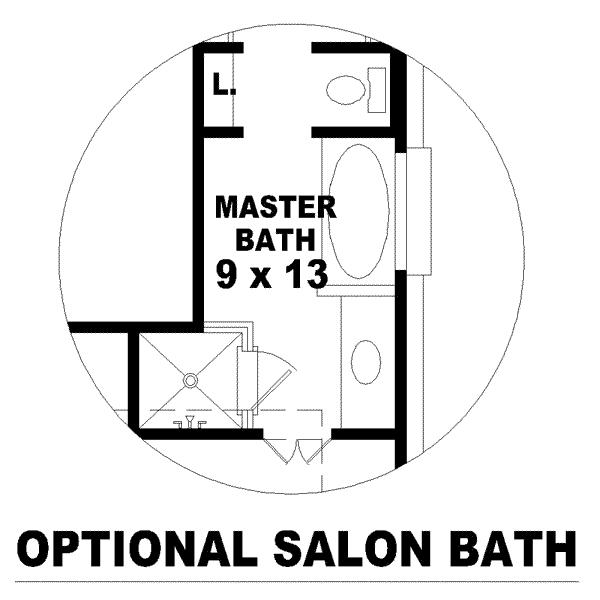 Floor Plan - Other Floor for Cottage House Plan #81-1400 - 3 bed, 2 bath