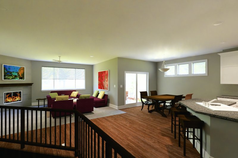Home Plan - Interior - Entry for Traditional House Plan #1069-26 - 2 bed, 2 bath