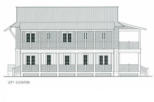 Exterior - Other Elevation for Beach House Plan #443-9 - 4 bed, 4.5 bath