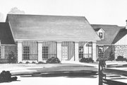 Colonial Style House Plan - 4 Beds 2 Baths 2203 Sq/Ft Plan #36-292 