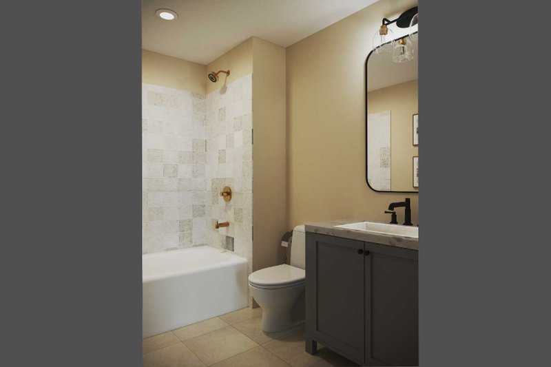 House Blueprint - Interior - Bathroom for Country House Plan #461-105 - 1 bed, 1 bath