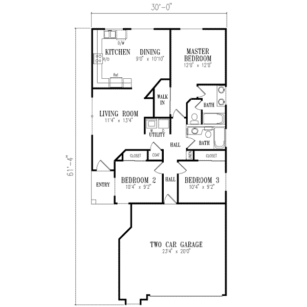 Dream House Plan - Traditional Floor Plan - Main Floor Plan #1-175