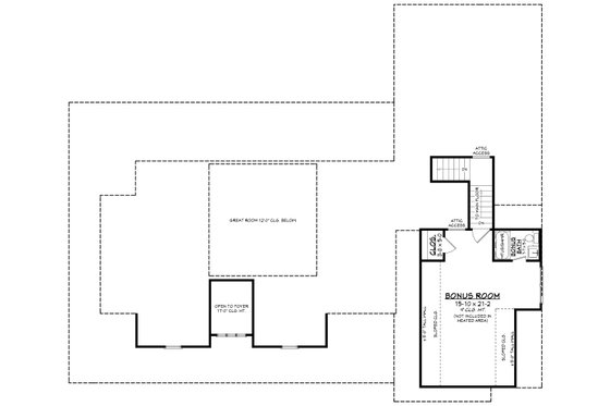 Floor Plan - Other Floor for Farmhouse House Plan #430-327 - 3 bed, 2.5 bath