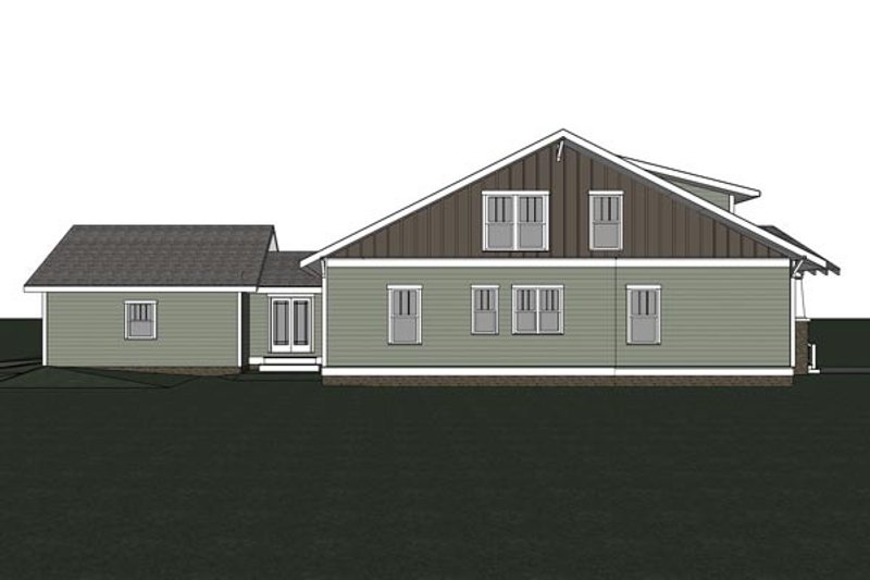 House Blueprint - Photo 2 for Craftsman House Plan #461-37 - 3 bed, 2.5 bath